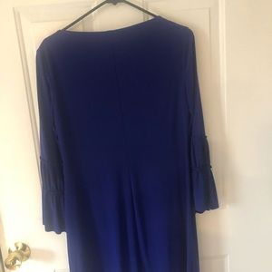 Royal blue chaps dress